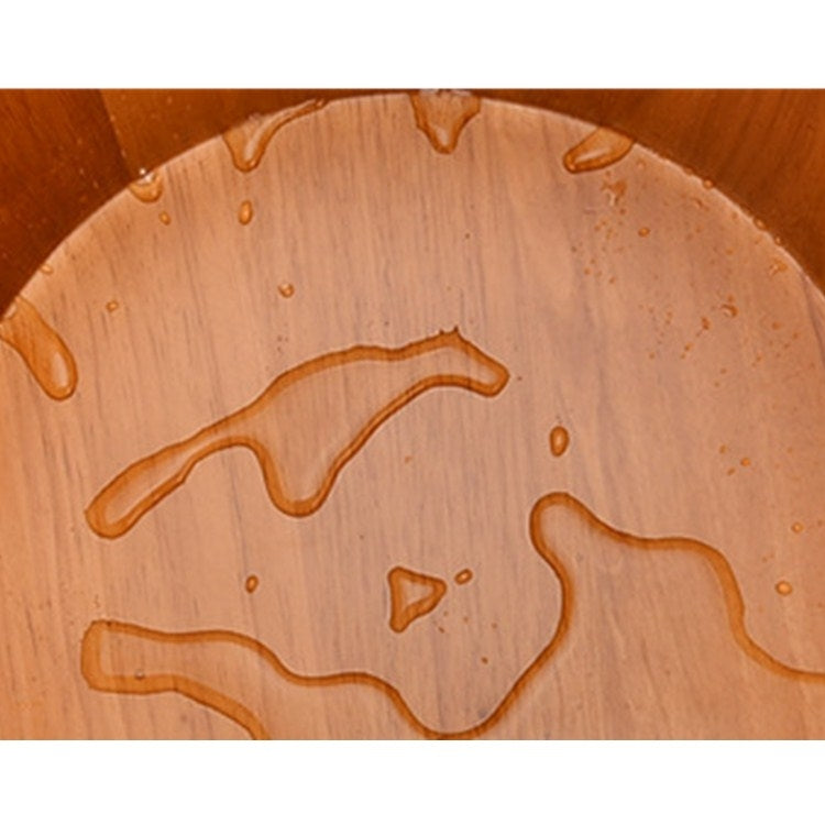 MUFENG 25cm High Uncovered Oak  Footbath Barrel