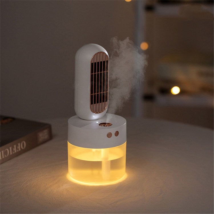 V8 Spray Fan USB Charging Shaking Head Desktop Table Fan Replenishing Fan