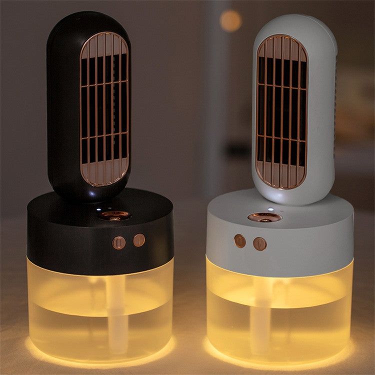 V8 Spray Fan USB Charging Shaking Head Desktop Table Fan Replenishing Fan