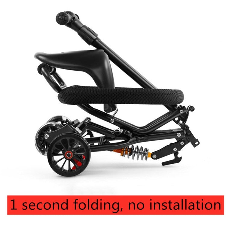 One-click Folding Baby Stroller, Color:Black 1