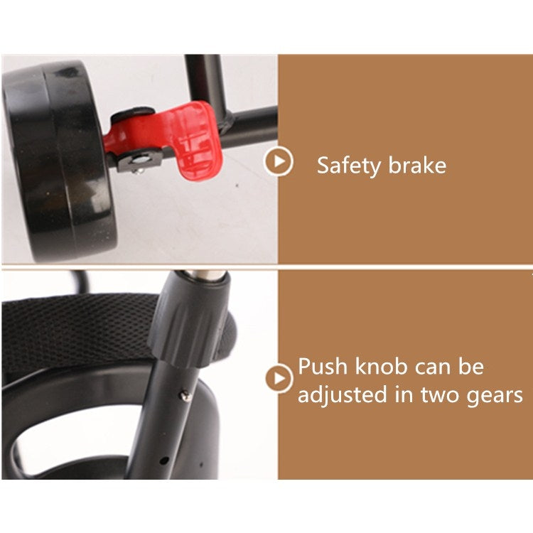 One-click Folding Baby Stroller, Color:Pink 1