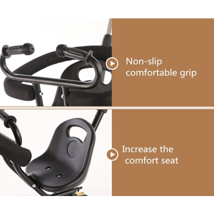 One-click Folding Baby Stroller, Color:Black1 Umbrella Cushion  Basket