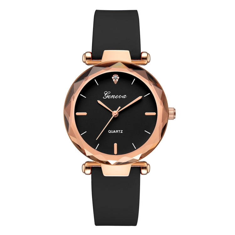 2 PCS Makaron Jelly Silicone Belt Watch for Women