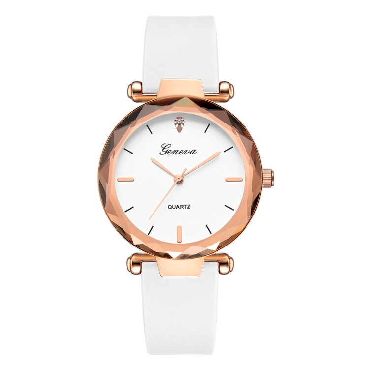 2 PCS Makaron Jelly Silicone Belt Watch for Women