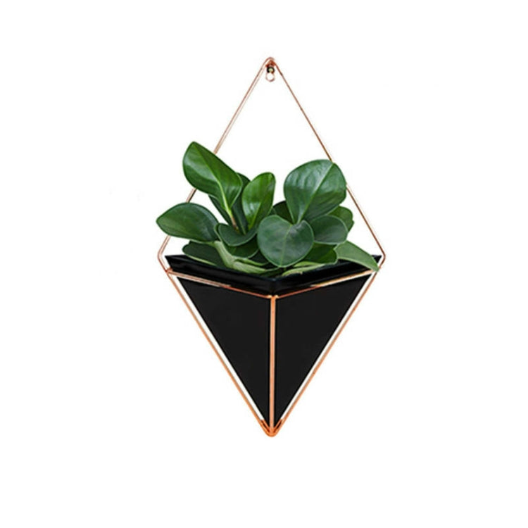2 PCS Innovative Hanging Planter Vase Succulent Plants Geometric Wall Decor Container, Size:L