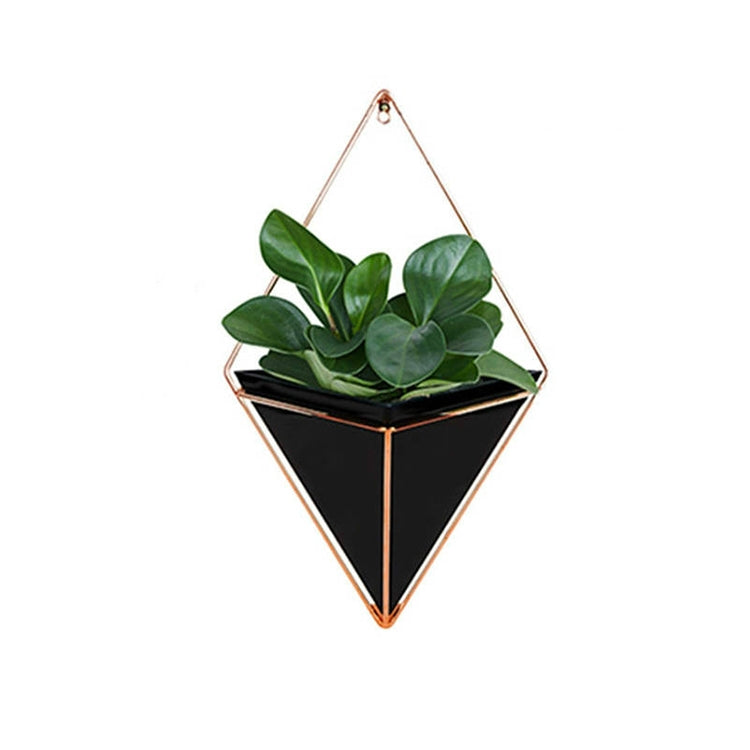 2 PCS Innovative Hanging Planter Vase Succulent Plants Geometric Wall Decor Container, Size:M