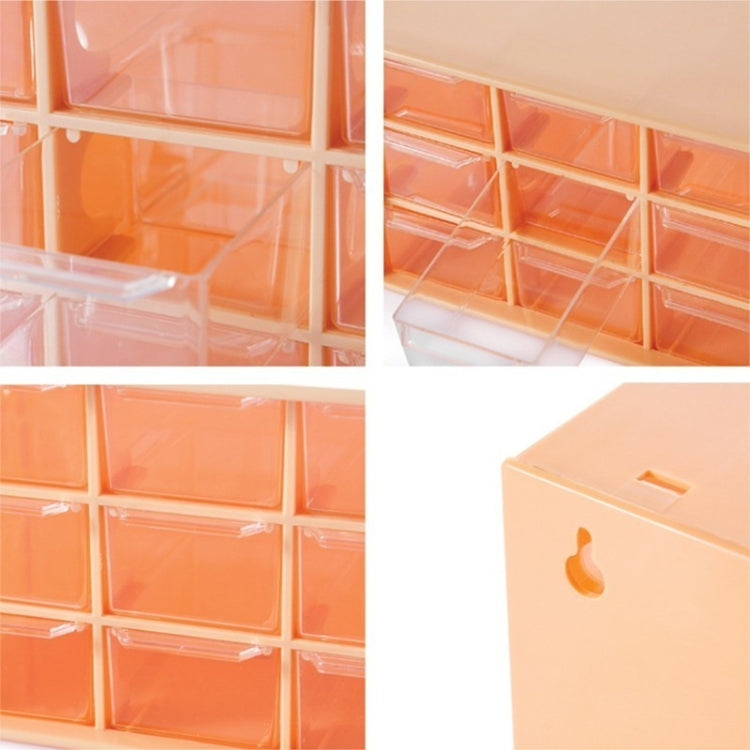 Nine Grid Transparent Drawer Jewelry Box