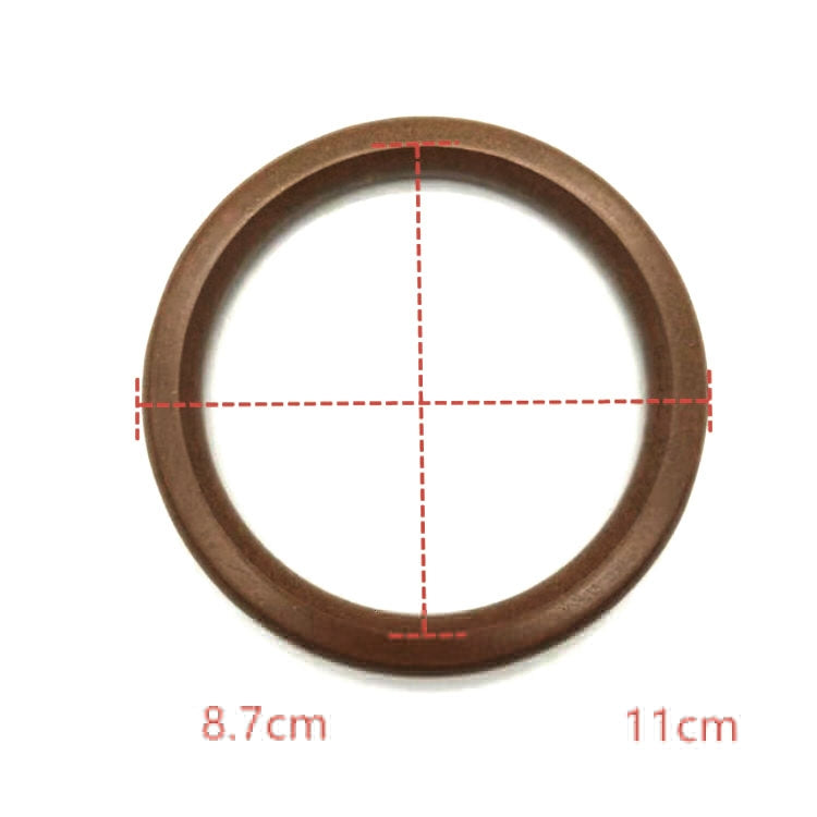 2 PCS Luggage Accessories Solid Wood Round Handle