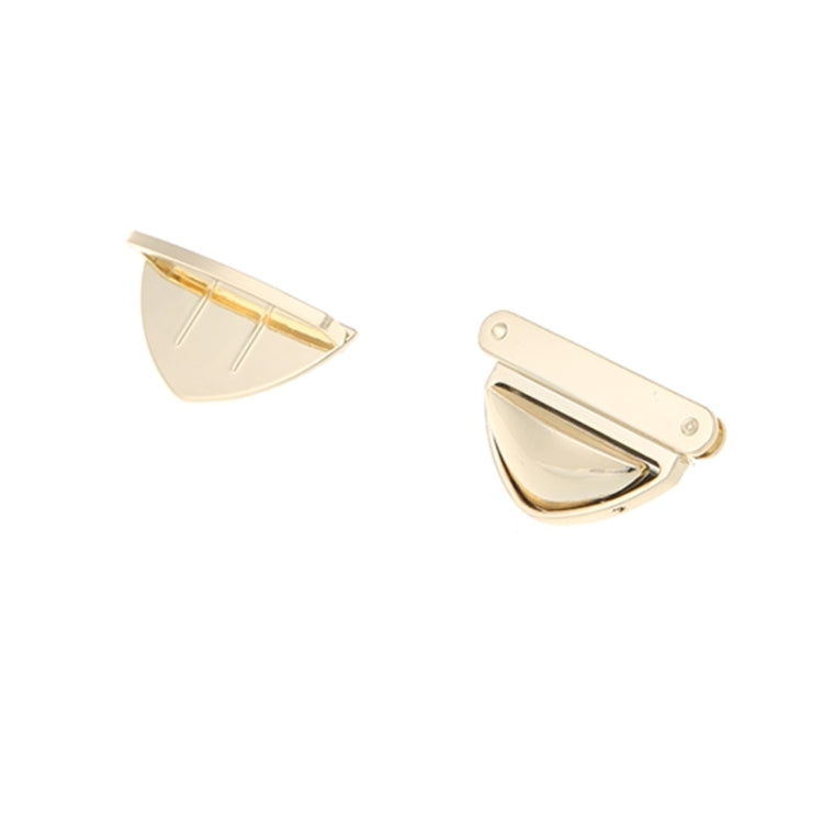 10 PCS Female Bag Hardware Accessories Triangle Mortise Lock