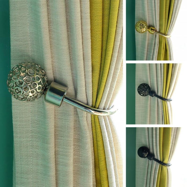 2 PCS Retro Style Hollow U shaped Curtain Metal  Wall Hooks