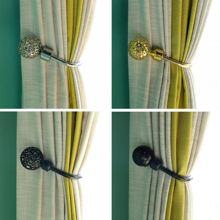 2 PCS Retro Style Hollow U shaped Curtain Metal  Wall Hooks