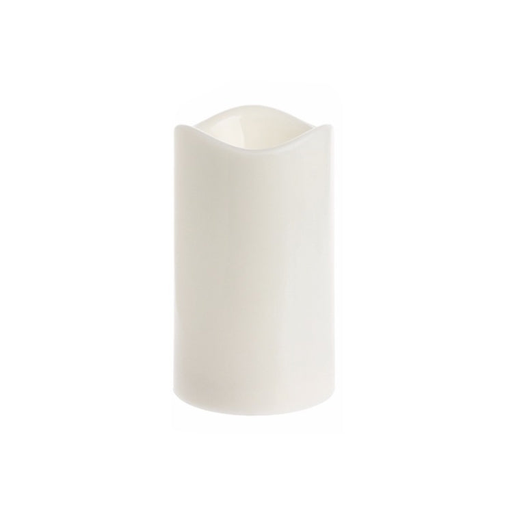 Cylindrical LED Electronic Candle Light Simulation Wedding Candlestick Candle, Size:15x7.5cm