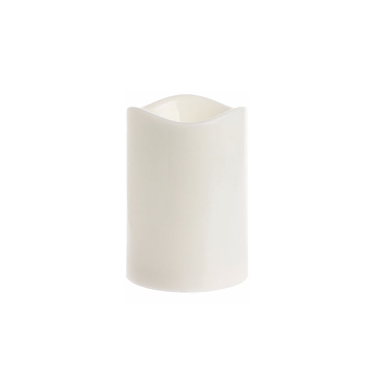 Cylindrical LED Electronic Candle Light Simulation Wedding Candlestick Candle, Size:13x7.5cm