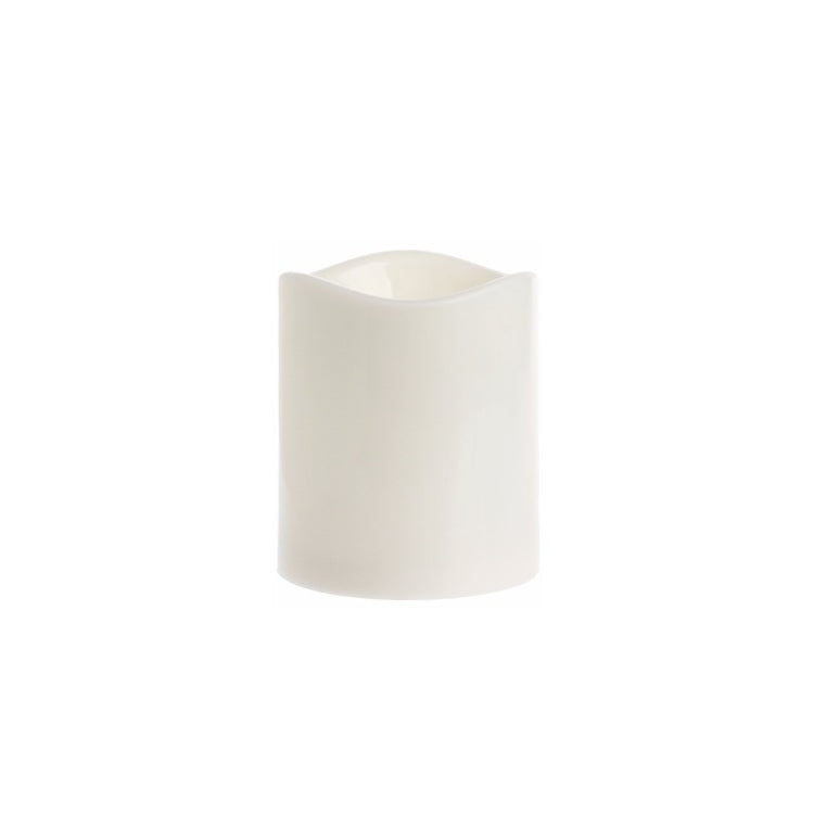 Cylindrical LED Electronic Candle Light Simulation Wedding Candlestick Candle, Size:10x7.5cm
