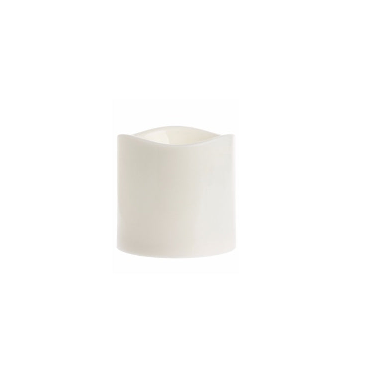Cylindrical LED Electronic Candle Light Simulation Wedding Candlestick Candle, Size:7.5x7.5cm