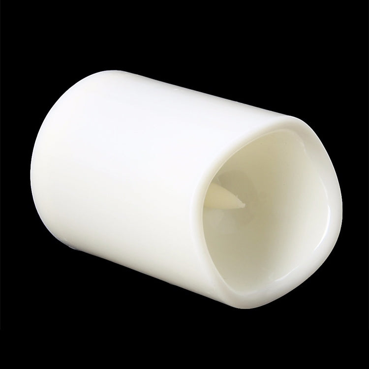 Cylindrical LED Electronic Candle Light Simulation Wedding Candlestick Candle, Size:15x7.5cm with remote control