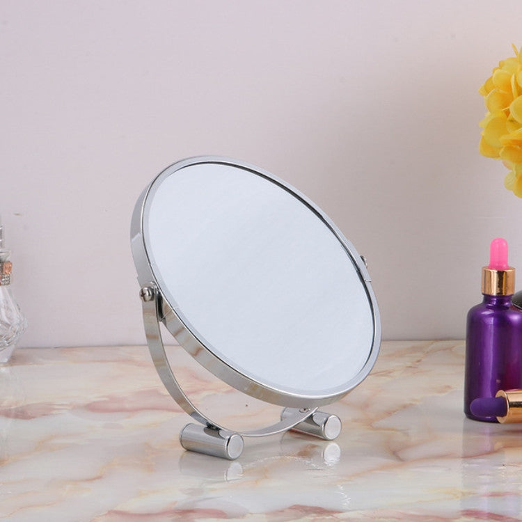 Desktop Double Sided Makeup Mirror Bathroom Home Office Desktop Decorative Mirror