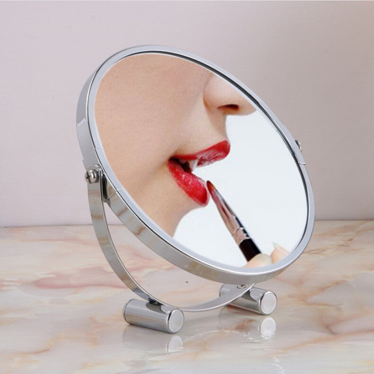 Desktop Double Sided Makeup Mirror Bathroom Home Office Desktop Decorative Mirror