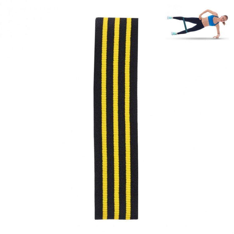 Three-color Stripe Yoga Belt Looped Latex Silk Non-slip Tension Band, Size:M