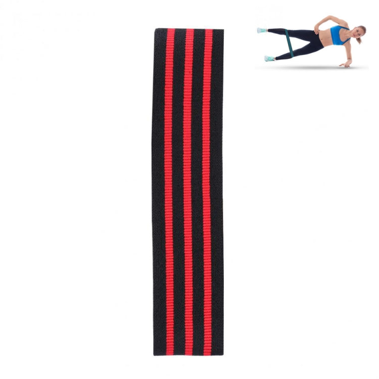 Three-color Stripe Yoga Belt Looped Latex Silk Non-slip Tension Band, Size:M