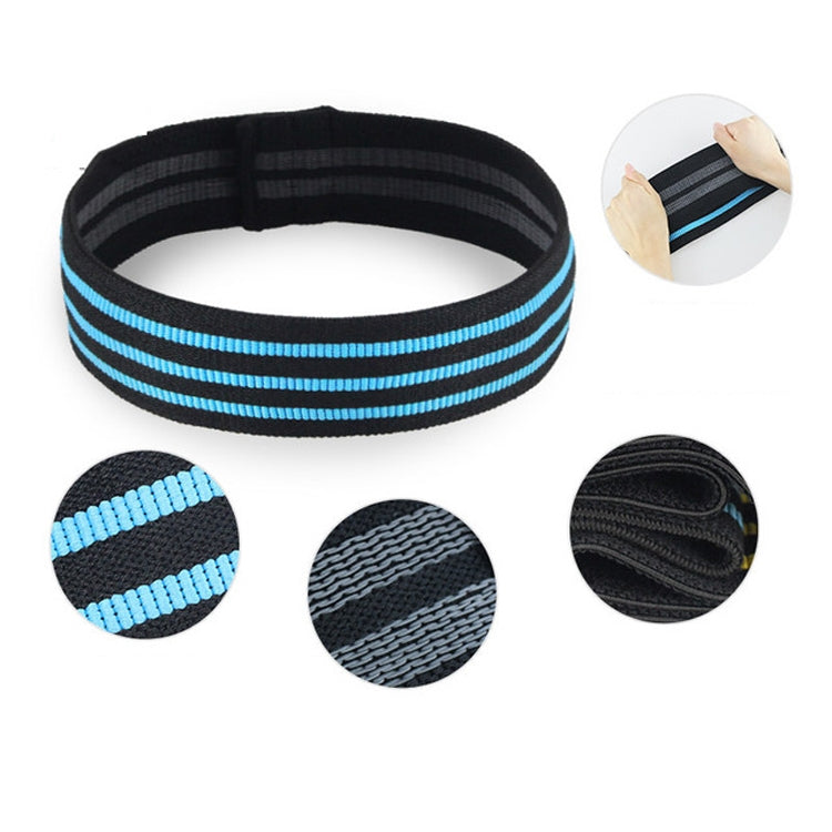 Three-color Stripe Yoga Belt Looped Latex Silk Non-slip Tension Band, Size:M
