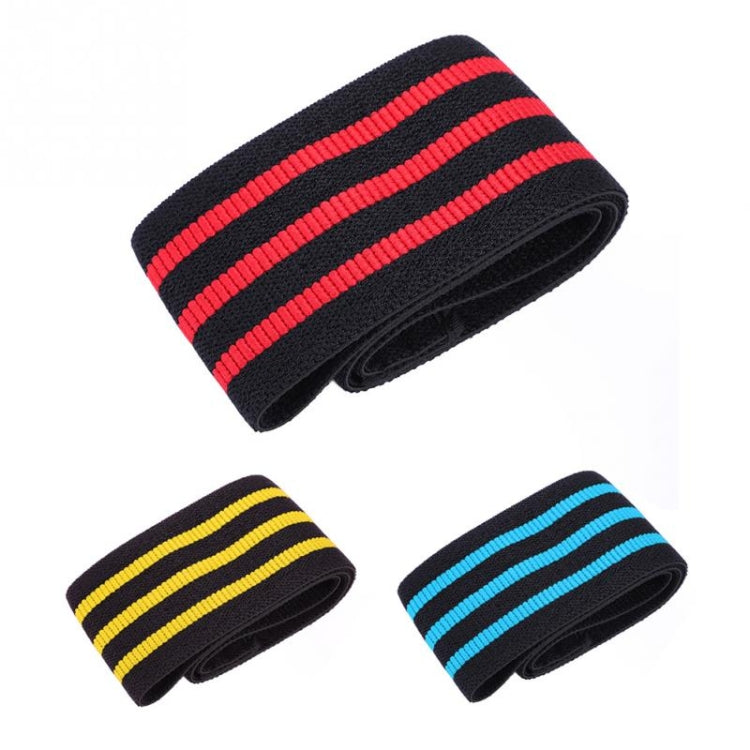 Three-color Stripe Yoga Belt Looped Latex Silk Non-slip Tension Band, Size:M
