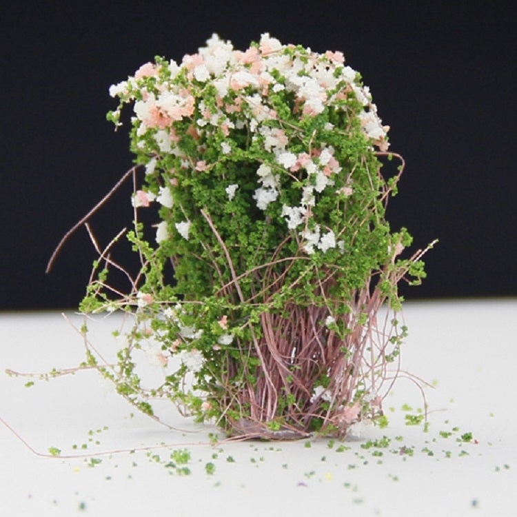 Artificial Handmade Model Material Sand Table Building Bush Flower Finished Flower