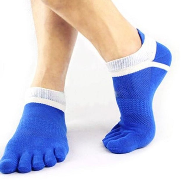 3 Pairs Men Socks Boys Cotton Finger Breathable Five-Toe Cotton Sock