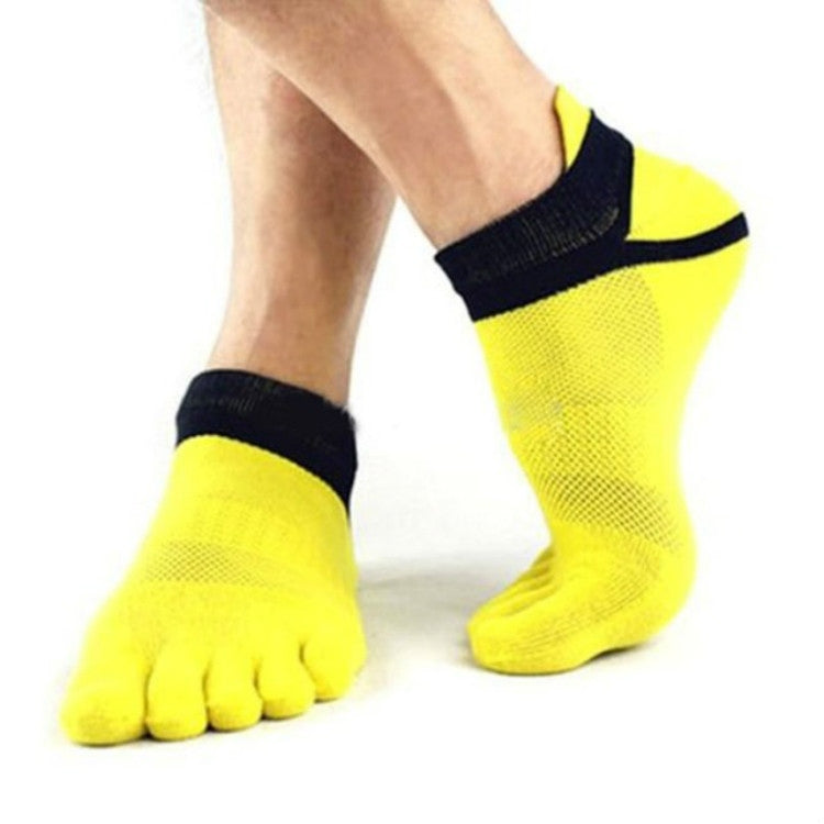 3 Pairs Men Socks Boys Cotton Finger Breathable Five-Toe Cotton Sock