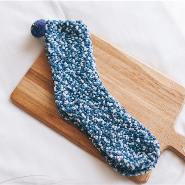 3 Pairs Christmas Women Fluffy Socks Warm Winter Cosy Lounge Socks