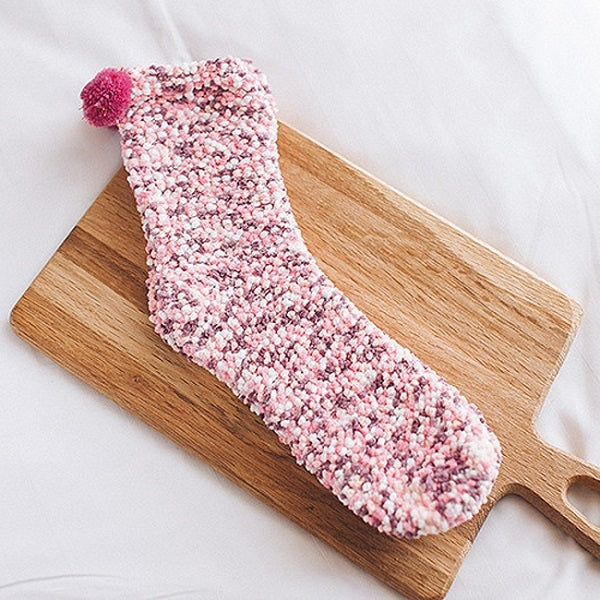 3 Pairs Christmas Women Fluffy Socks Warm Winter Cosy Lounge Socks