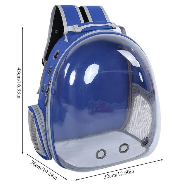 Outdoor Portable Breathable Travel Backpack Pet Dog Cat Carrying Bag, Size:42x32x29cm