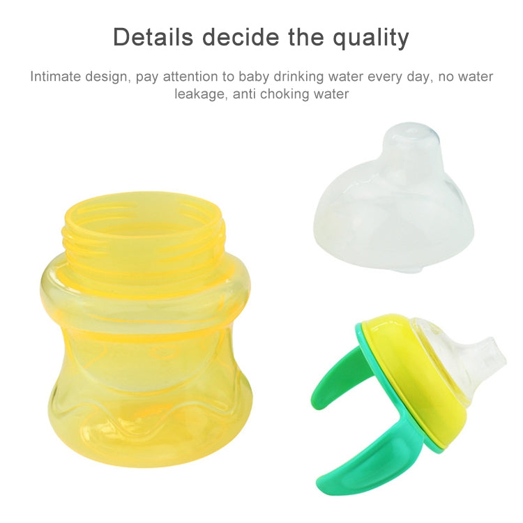 Feeding Bottles Cups for Babies Kids Water Milk Bottle Soft Mouth Baby Feeding Bottle Infant Training With Handle