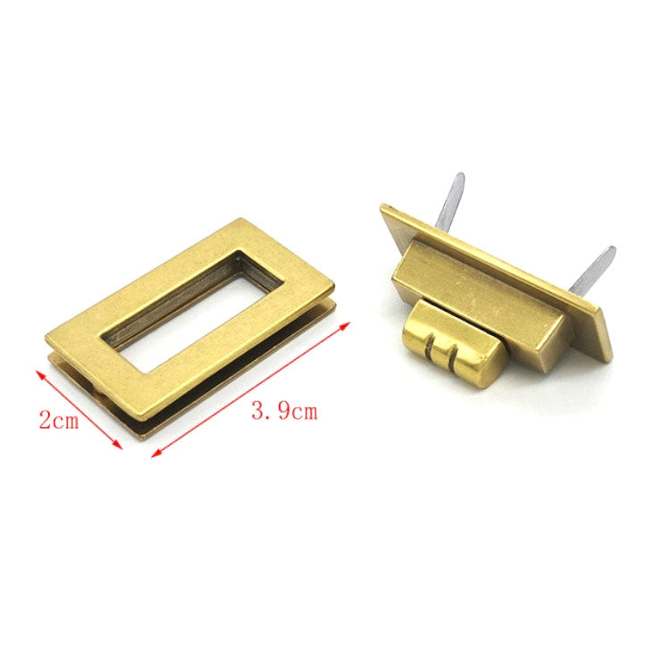 10 PCS Handbag Hardware Accessories Gilt Metal Lock
