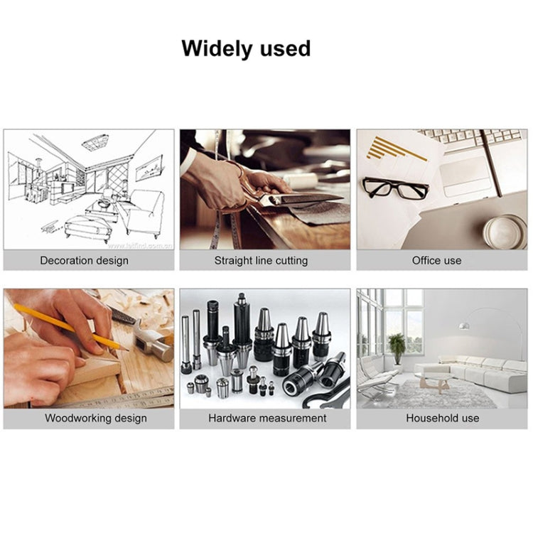 100x70 High Precision Stainless Steel Center Angle Gauge Ruler Protractor