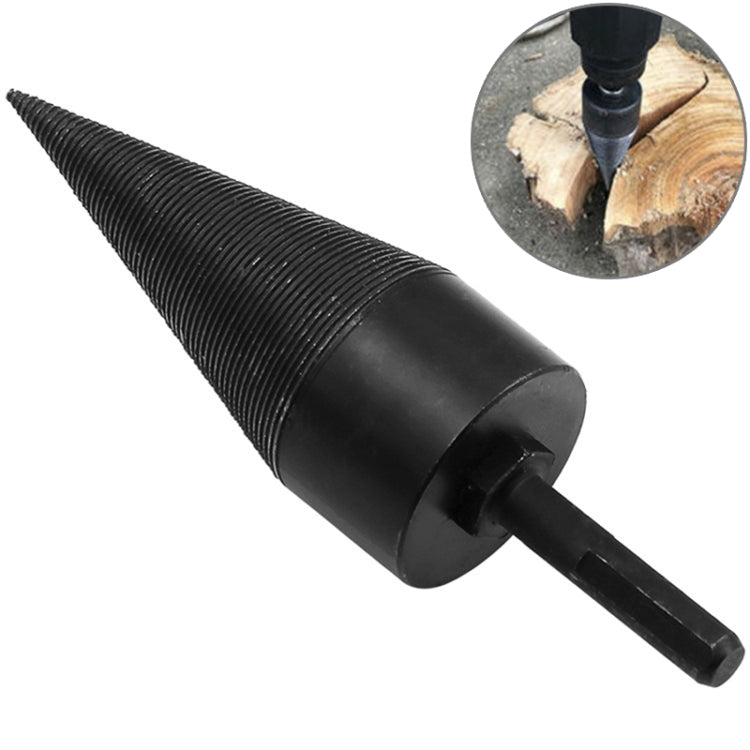 45mm Household Firewood Tools Electric Wood Machine Split Cone Drill (Tail with Ladder)