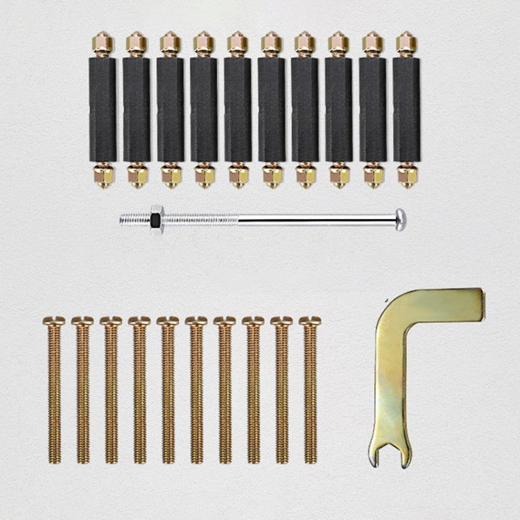 86mm Cassette Repairer Ten Sets, Remedial Lnsulation Strut (Black)
