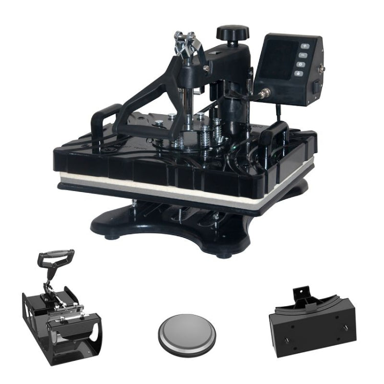 [US Warehouse] 5 in 1 110V 800W Heat Press Machine, Size: 38x30cm