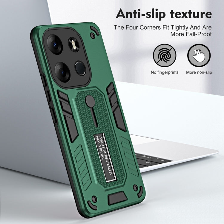 Variety Brave Armor Finger Loop Holder Phone Case For Tecno Spark Go 2023 / Pop 7 Pro / Infinix Smart 7 Global