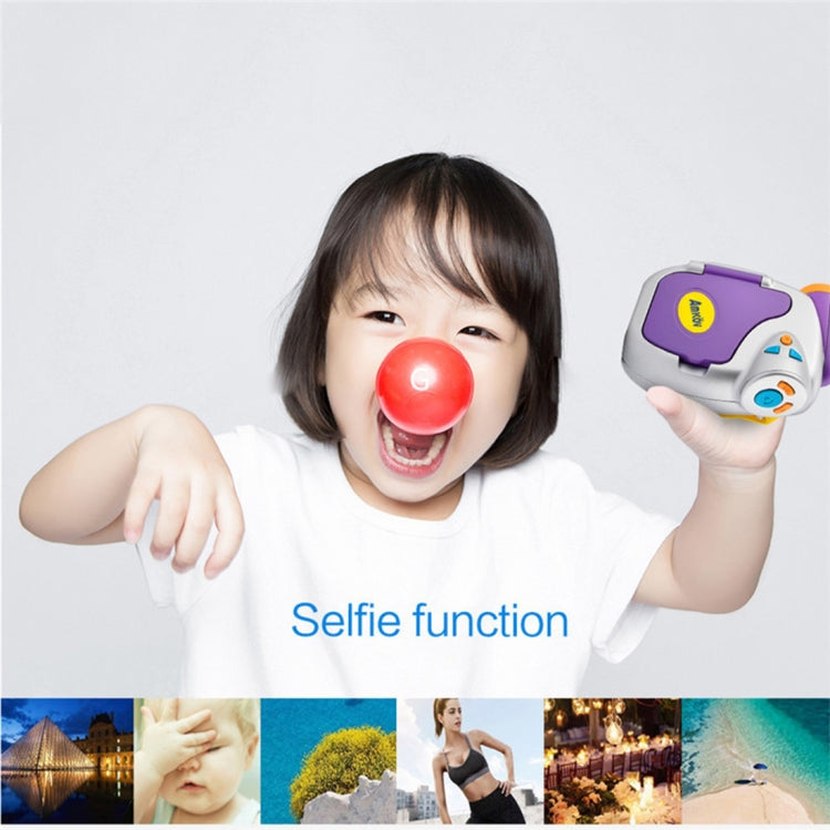 Portable TFT 1.5 inch Screen Digital Lens Max 5MP Image Size Children Digital Camera with Lanyard, Support Funny Photo Frame & Funny Key Sound