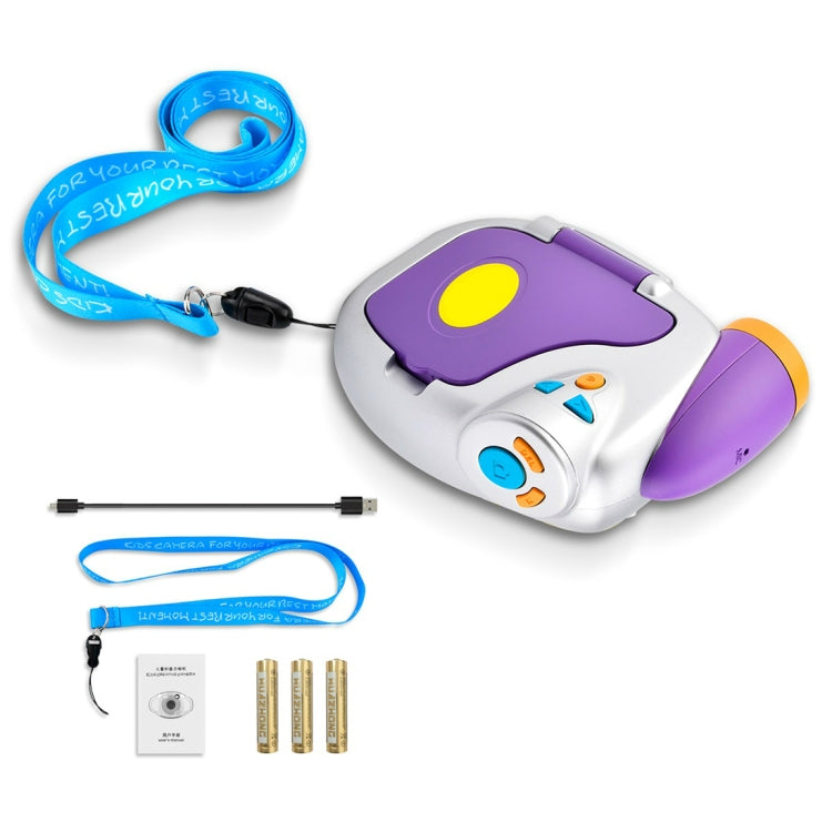 Portable TFT 1.5 inch Screen Digital Lens Max 5MP Image Size Children Digital Camera with Lanyard, Support Funny Photo Frame & Funny Key Sound