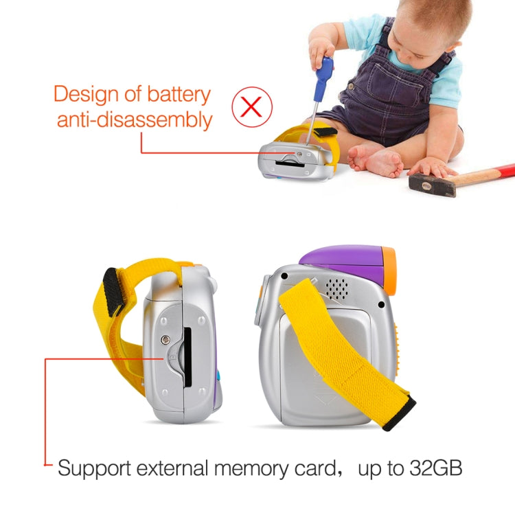 Portable TFT 1.5 inch Screen Digital Lens Max 5MP Image Size Children Digital Camera with Lanyard, Support Funny Photo Frame & Funny Key Sound