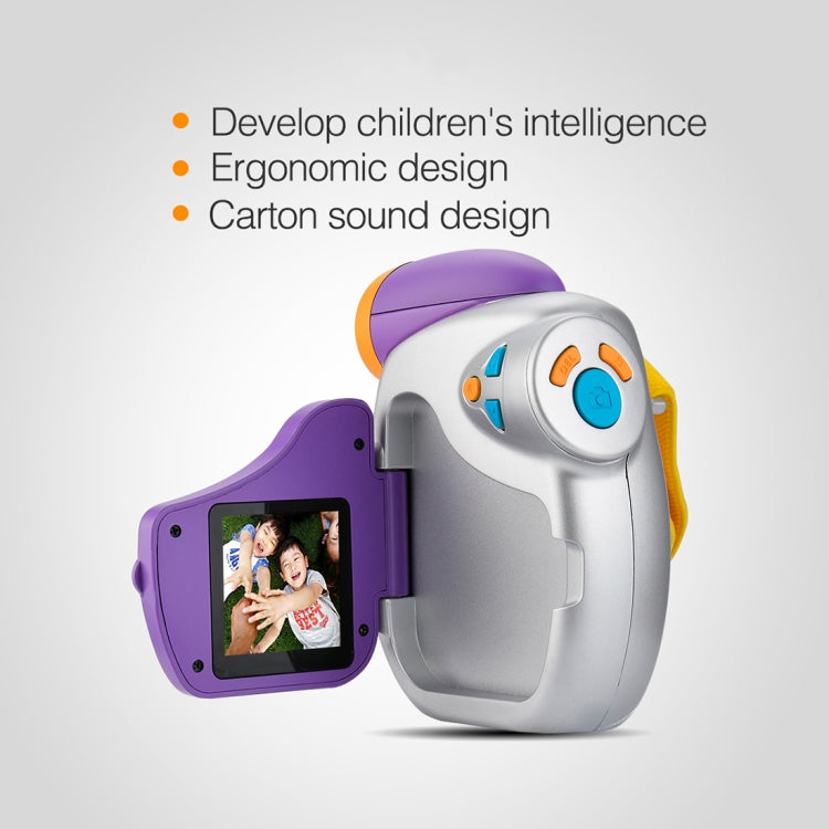 Portable TFT 1.5 inch Screen Digital Lens Max 5MP Image Size Children Digital Camera with Lanyard, Support Funny Photo Frame & Funny Key Sound