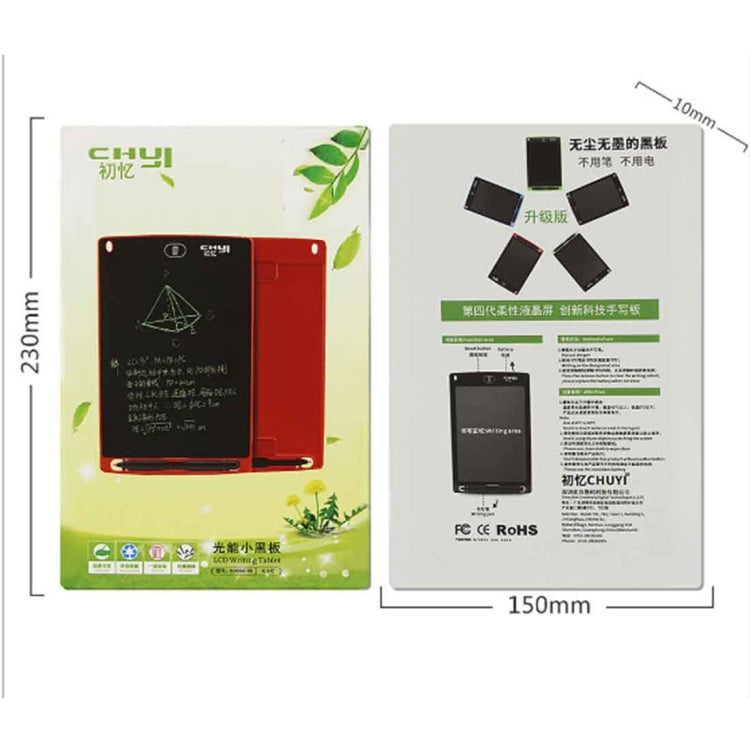 CHUYI 8.5 inch LCD Writing Tablet Electronic Graphic Board E Writer Paperless Digital Drawing Notepad for Home Office Writing Drawing