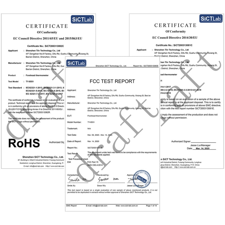 [HK Warehouse] YT-8551 Non-contact Forehead Body Infrared Thermometer, Temperature Range: 32.0 Degree C - 42.0 Degree C