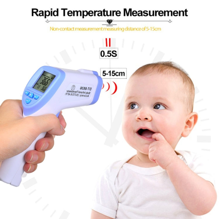 [HK Warehouse] DT-8836 Non-contact Forehead Body Infrared Thermometer,  Temperature Range: 32.0 Degree C - 42.5 Degree C