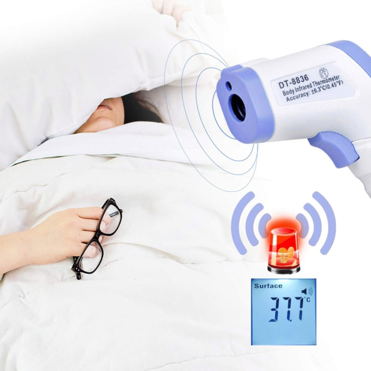 [HK Warehouse] DT-8836 Non-contact Forehead Body Infrared Thermometer,  Temperature Range: 32.0 Degree C - 42.5 Degree C