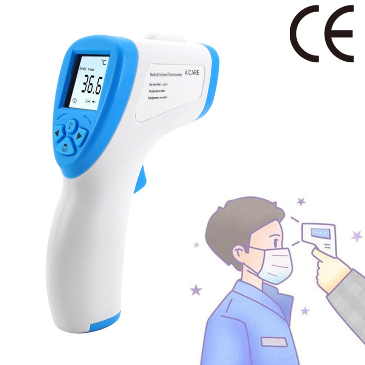[HK Warehouse] A66 Non-contact Forehead Body Infrared Thermometer, Temperature Range:   32.0 Degree C~ 42. 9 Degree C