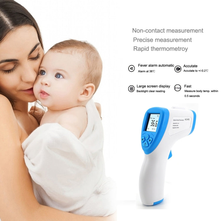 [HK Warehouse] A66 Non-contact Forehead Body Infrared Thermometer, Temperature Range:   32.0 Degree C~ 42. 9 Degree C