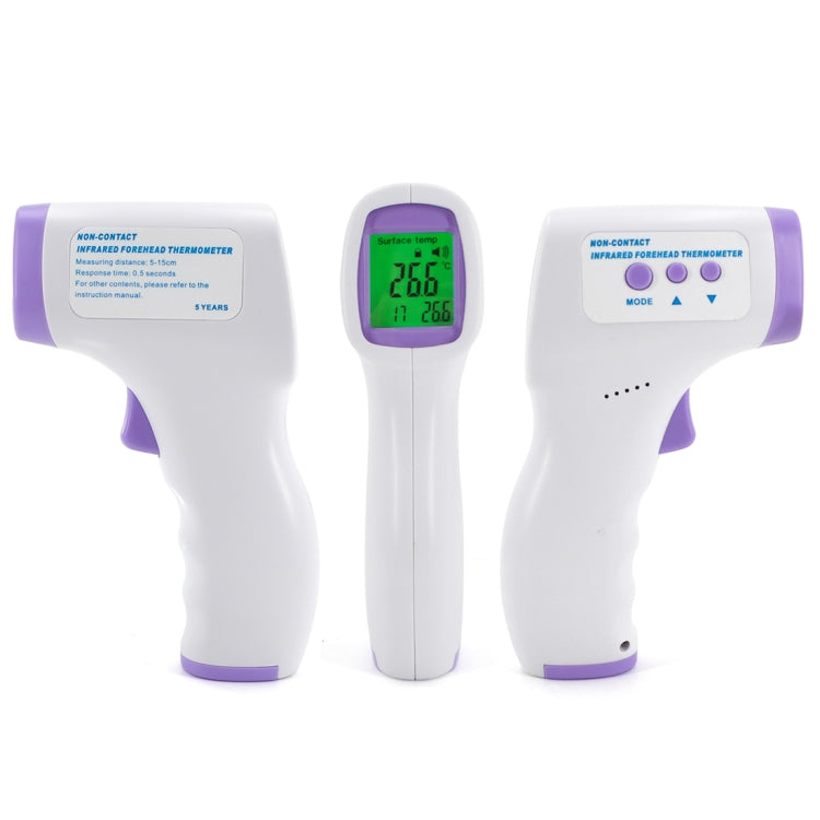 F2 Non-contact Forehead Body Infrared Thermometer(Purple)